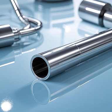 Tuyau soudé industriel en acier inoxydable