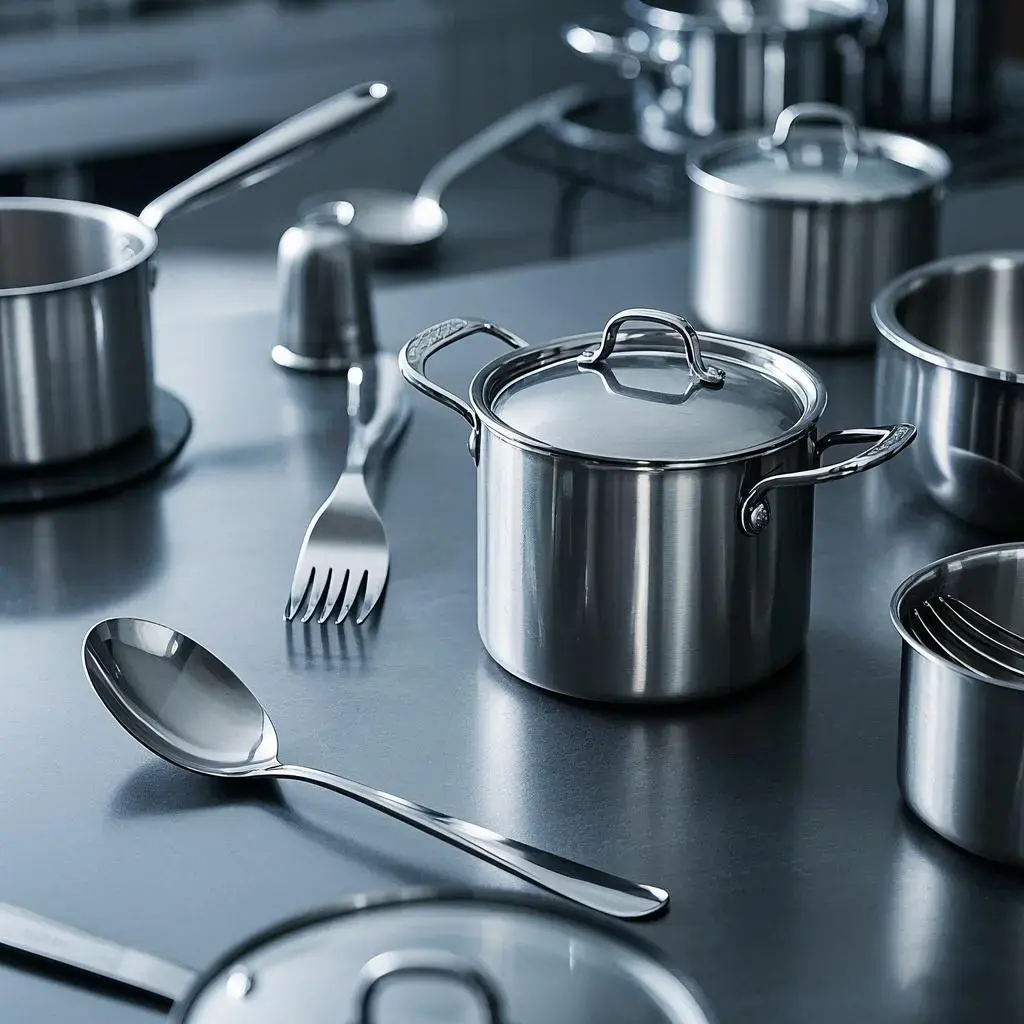 Tuyaux de cuisine en acier inoxydable