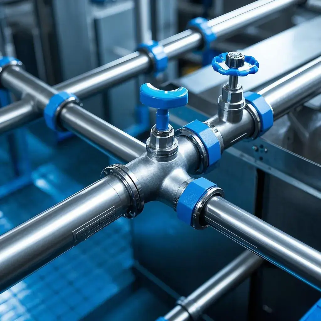Tuyau en acier inoxydable pour l'équipement d'eau et de boissons potables