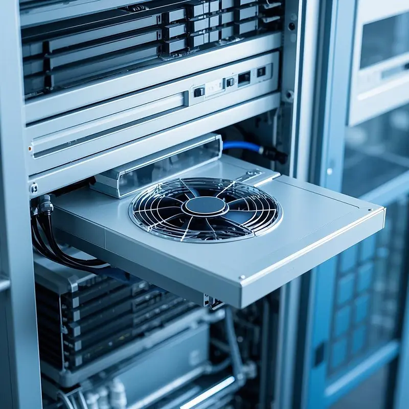 Tuyau en acier inoxydable pour l'armoire de serveur