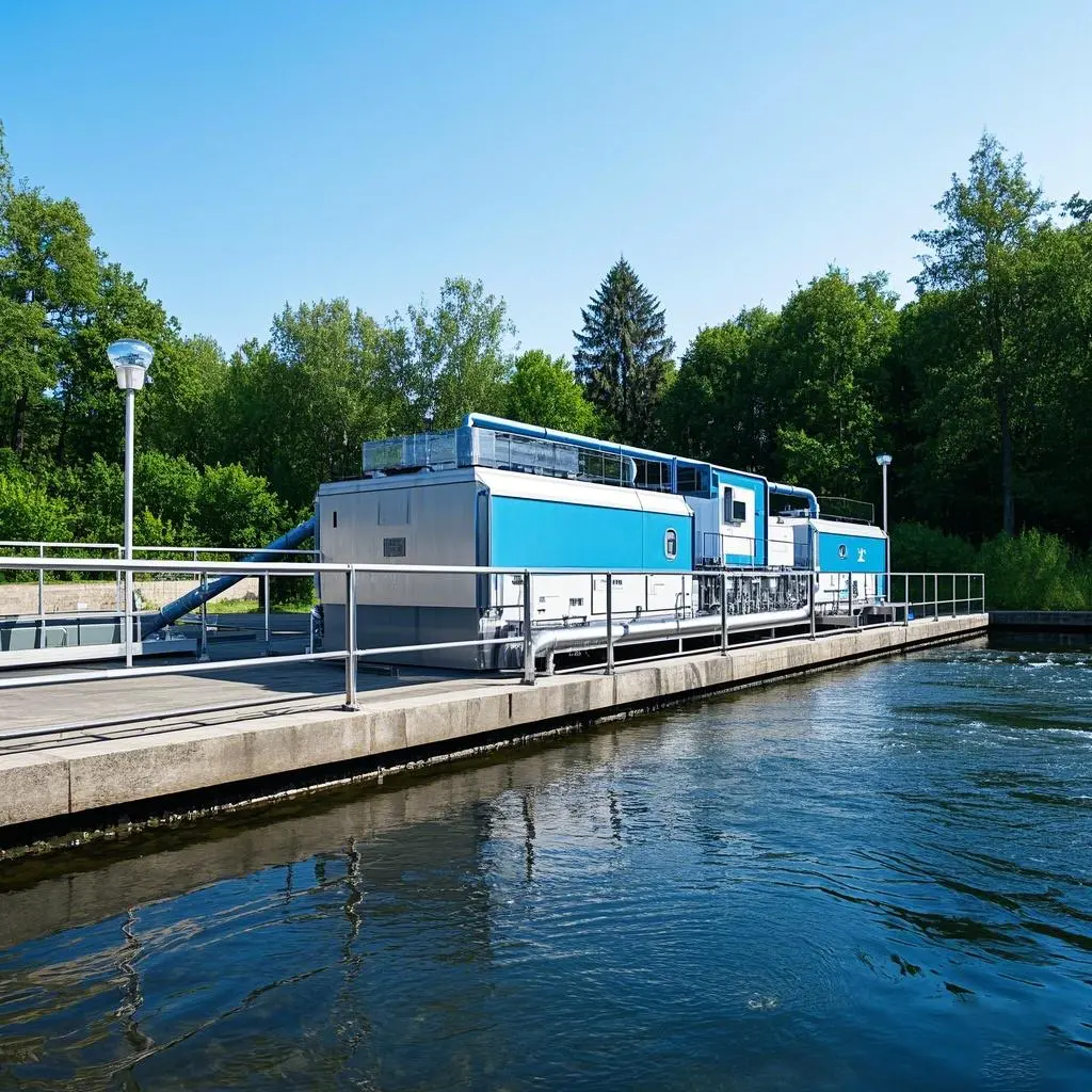 Tuyau en acier inoxydable pour l'équipement de traitement des eaux usées